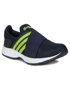 Blue and Green Stripped running shoes for Men and Boys